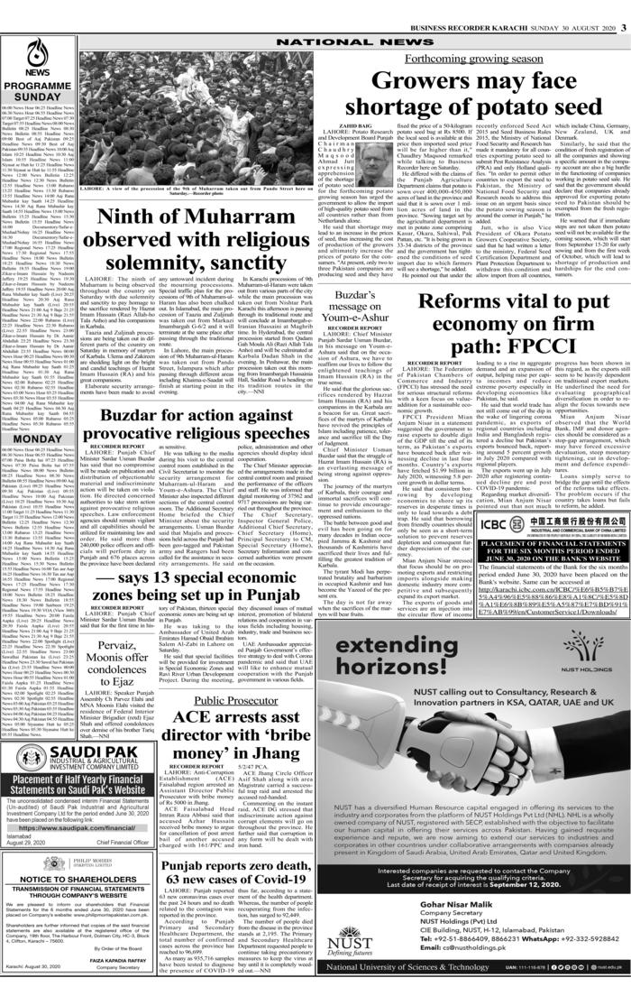 BRePaper Aug 30, 2020 Page National News Page 2