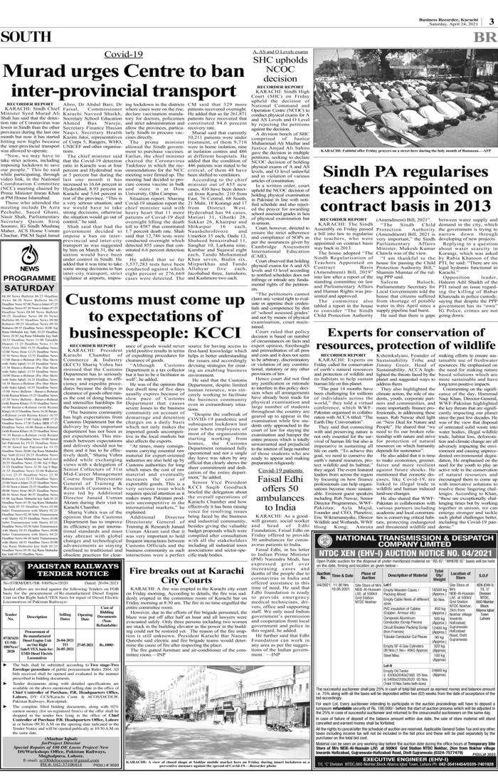 BRePaper Apr 24, 2021 Page Front Page 1