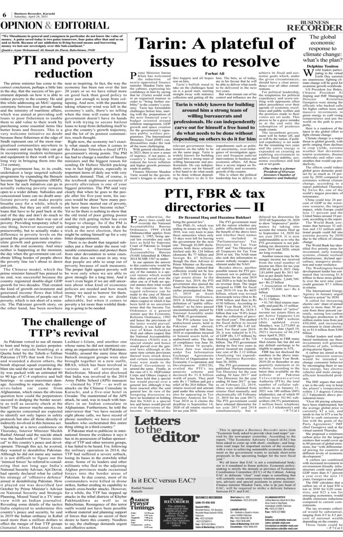 BRePaper Apr 24, 2021 Page Front Page 1