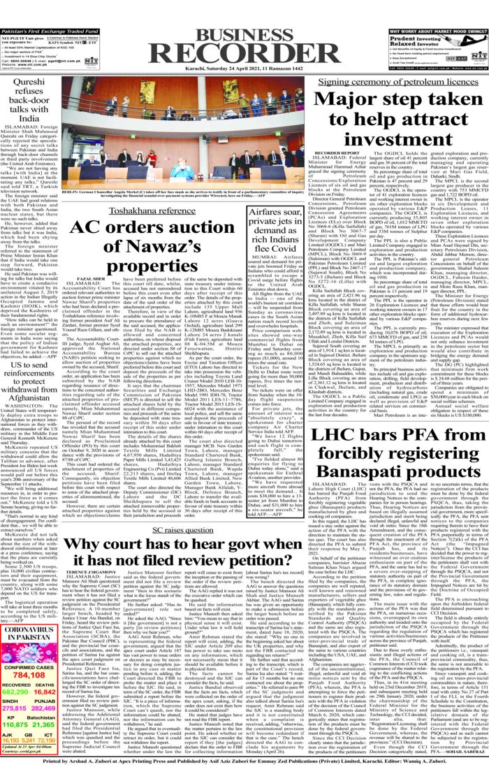 BRePaper Apr 24, 2021 Page Front Page 1