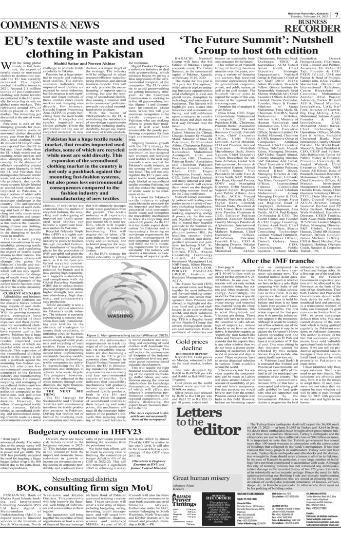 BRePaper Feb 14, 2023 Page Front Page 1