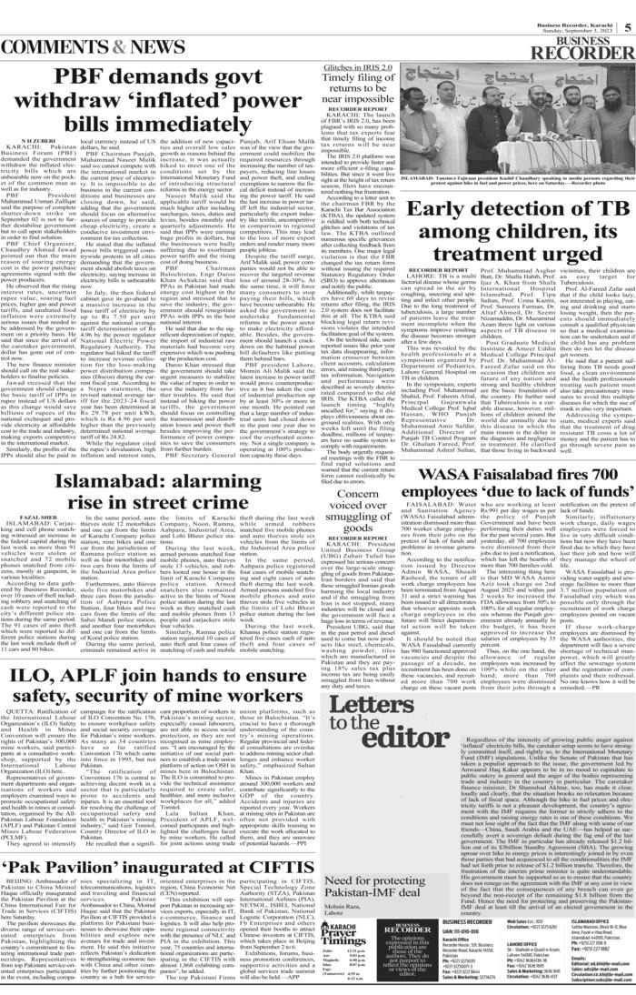 BRePaper Sep 03, 2023 Page National News Page 2